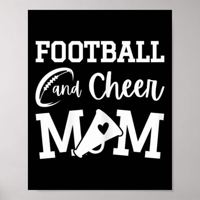 Poster Futebol E Mãe De Cheer Verde Liderança De Torcida  (Frente)