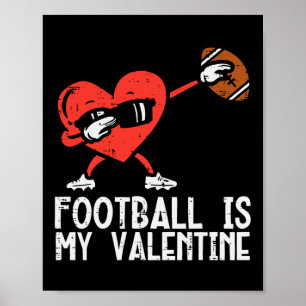 Poster Futebol é meu Namorados Cardíaco Rapazes Crianças