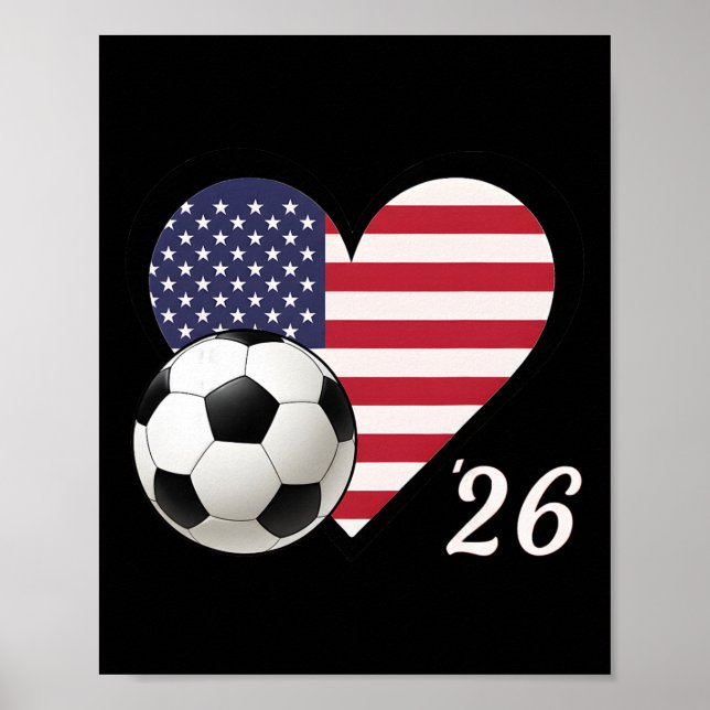 Poster Futebol EUA 2026  (Frente)