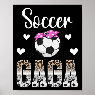 Poster Futebol Gaga Leopardo Avó Gaga De Um Jogador De Fu