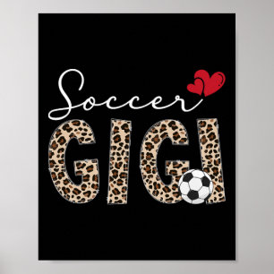 Poster Futebol Gigi Leopardo Gigi De Um Jogador De Futebo