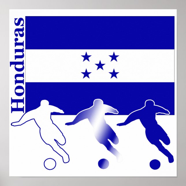 Pôster Futebol Honduras (Frente)