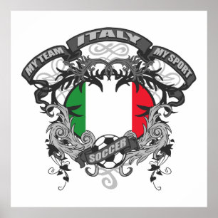 Pôster Futebol Italia
