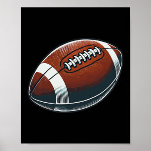 Poster Futebol - Jogador Jogador Campo Fan Quarterback Ru