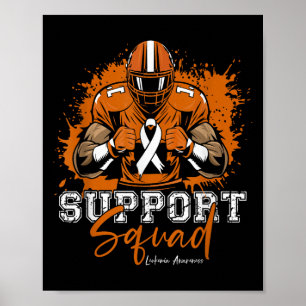 Poster Futebol Laranja Laranja de Futebol do Esquadrão de