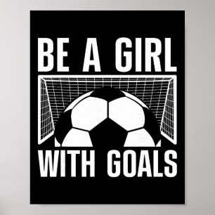Poster Futebol Legal Para Mulheres Meninas Amantes Do Fut