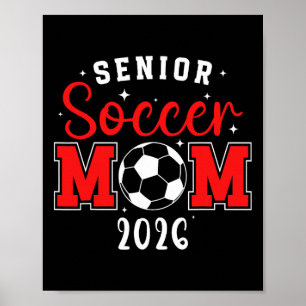 Poster Futebol Mãe Sênior De Um Jogador De Futebol Sênior
