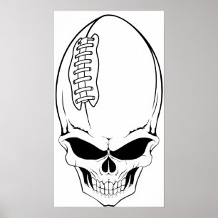 Poster futebol no crânio 2