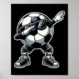 Poster Futebol Por Byll Dabbing Jogador Divertido Futebol