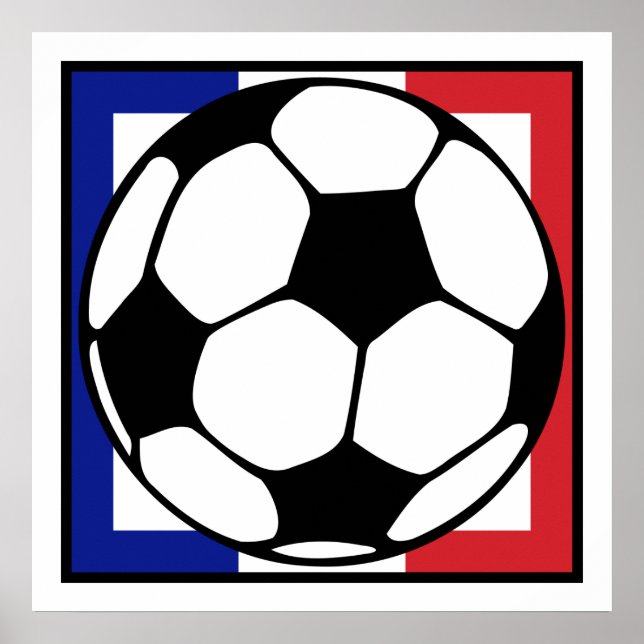 Pôster futebol. praça francesa. (Frente)
