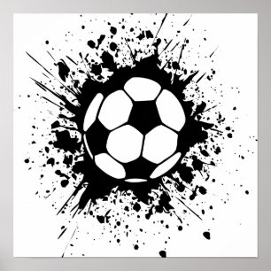 Poster futebol splatz