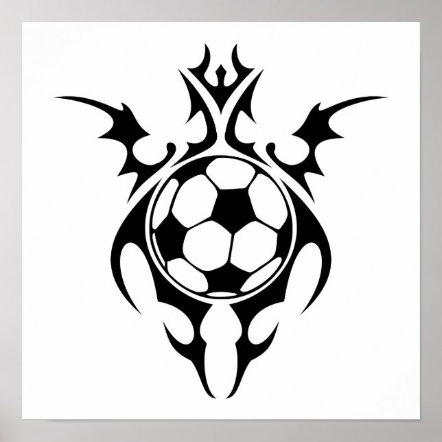 Pôster futebol tribal (Frente)