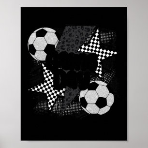 Poster Futebol Vintage Dia de Jogo Relâmpago Engraçado Ti