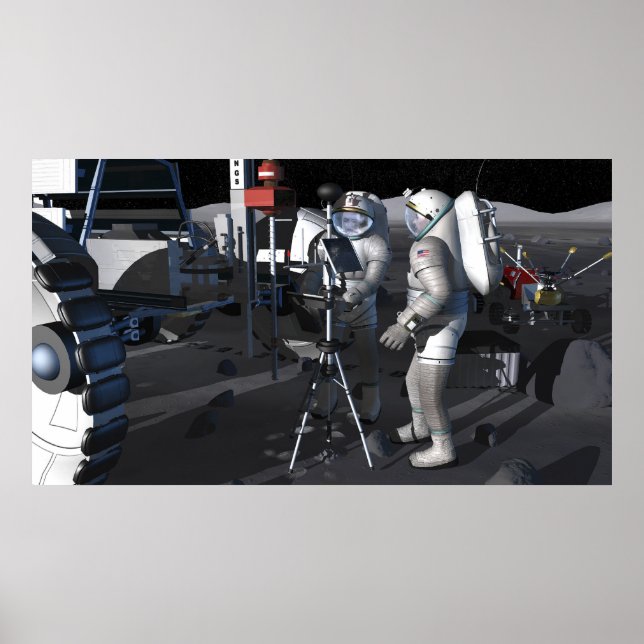 Pôster Futuras missões de exploração do espaço 8 (Frente)