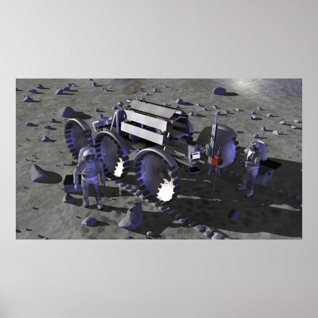 Pôster Futuras missões de exploração espacial 13 (Frente)