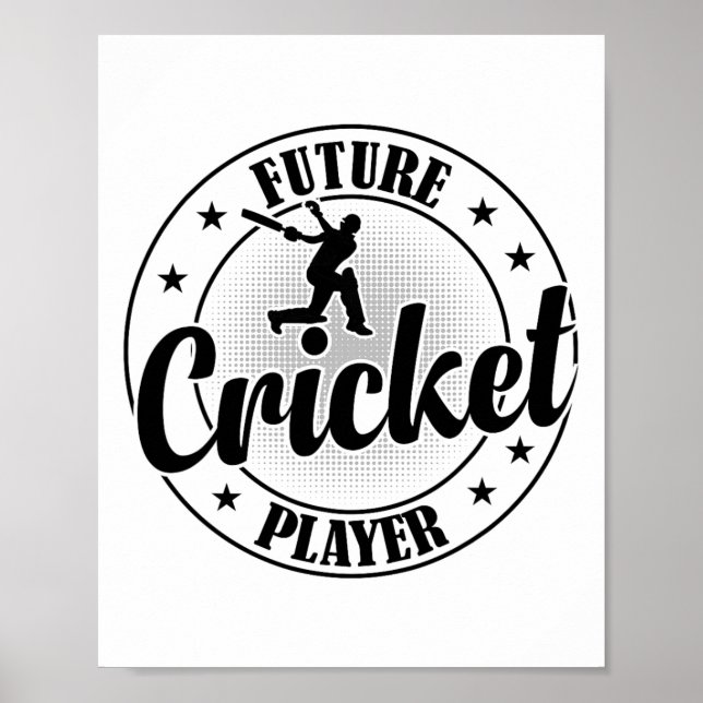 Poster Future Cricket Player Cricket 1  (Frente)