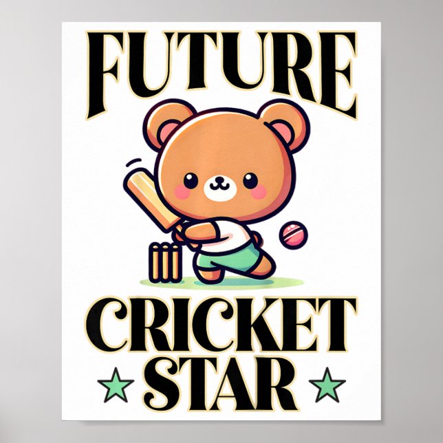 Poster Future Cricket Star  (Frente)