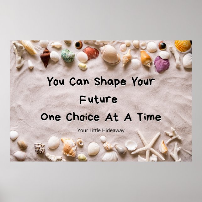 Poster "Future" Positive Quotation "Wall art & Poster"  (Frente)
