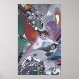 Poster Futurismo Fluido