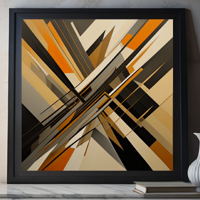 Poster Futurismo Moderno Do Design Abstrato V (Criador carregado)