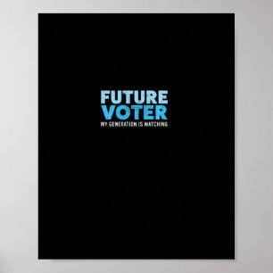 Poster Futuro Camisa De Eleitor Resiste A Um Hoodie Polít