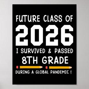Poster Futuro Cl De 2026 Eu Sobrevivi Ped Formatura Da 8ª