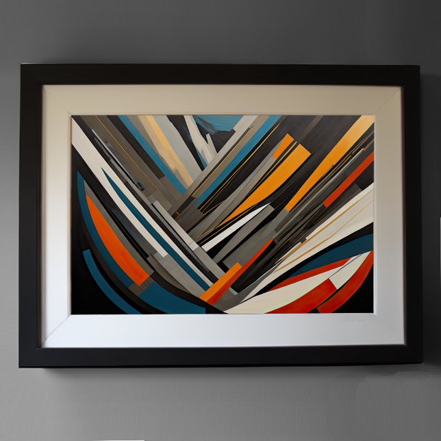 Poster Futuro de Design Abstrato Moderno 3:2 (Criador carregado)