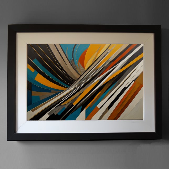 Poster Futuro de Design Abstrato Moderno 3:2 (Criador carregado)