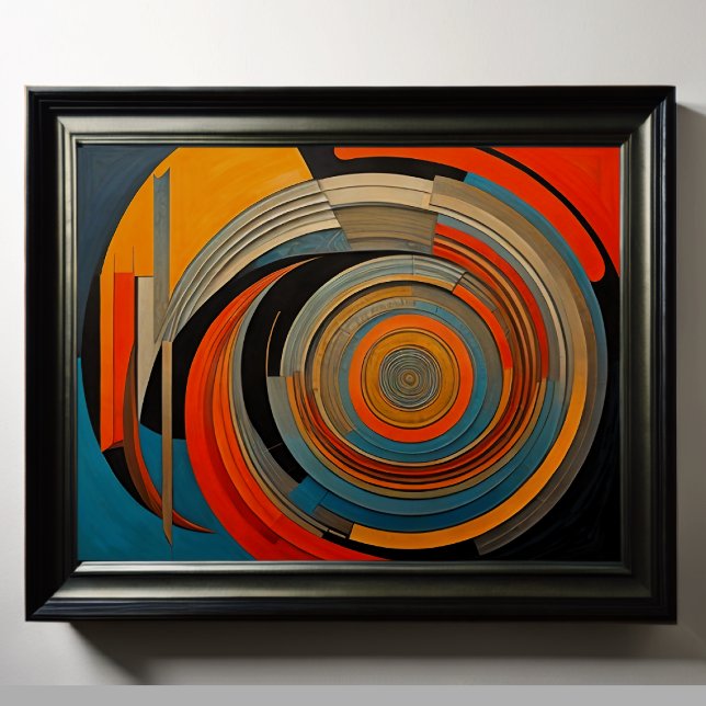 Poster Futuro de Design Abstrato Moderno 4:5 (Criador carregado)