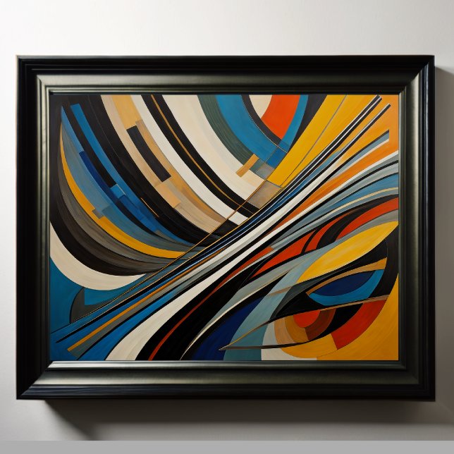 Poster Futuro de Design Abstrato Moderno 4:5 (Criador carregado)