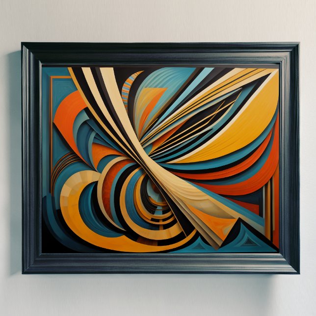 Poster Futuro de Design Abstrato Moderno 4:5 (Criador carregado)