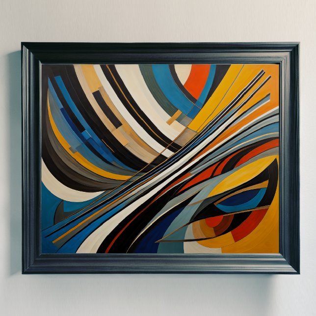 Poster Futuro de Design Abstrato Moderno 4:5 (Criador carregado)