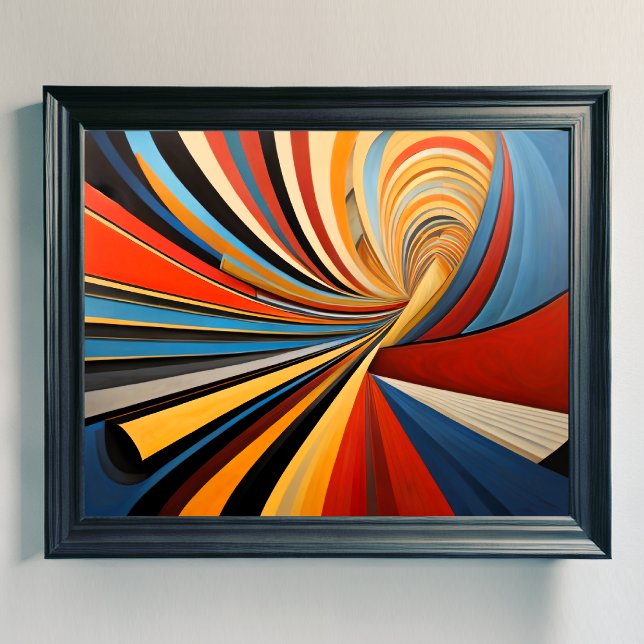 Poster Futuro de Design Abstrato Moderno 4:5 (Criador carregado)