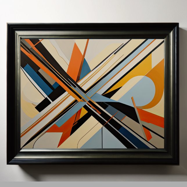 Poster Futuro de Design Abstrato Moderno 4:5 (Criador carregado)