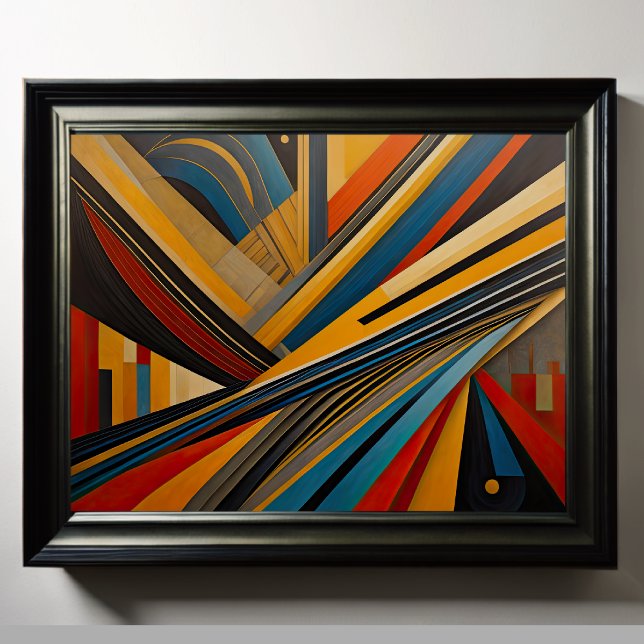 Poster Futuro de Design Abstrato Moderno 4:5 (Criador carregado)