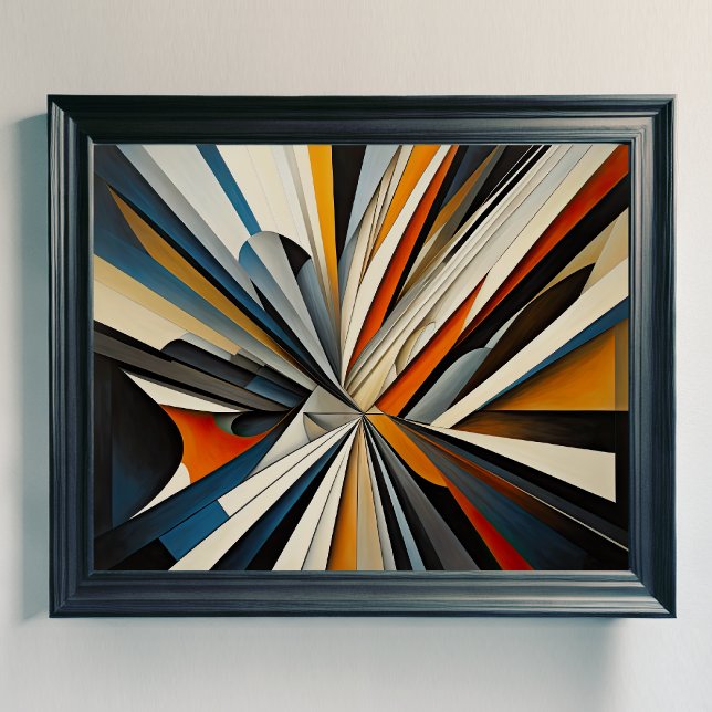 Poster Futuro de Design Abstrato Moderno 4:5 (Criador carregado)