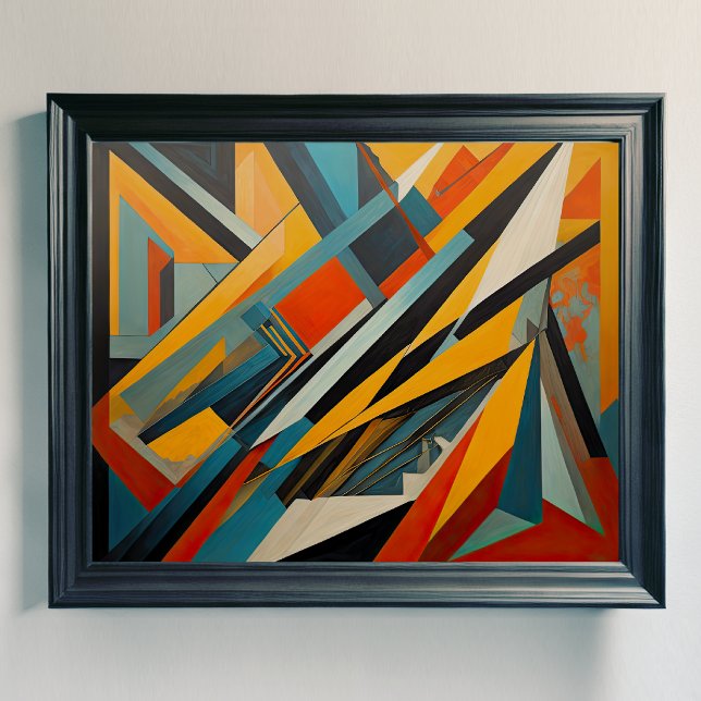 Poster Futuro de Design Abstrato Moderno 4:5 (Criador carregado)