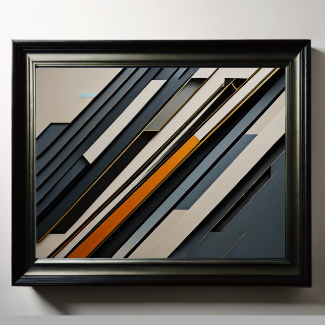 Poster Futuro de Design Abstrato Moderno 4:5 (Criador carregado)