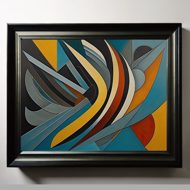 Poster Futuro de Design Abstrato Moderno 4:5 (Criador carregado)