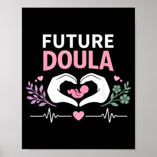 Poster Futuro Doula Trabalhador de Nascimento Doula