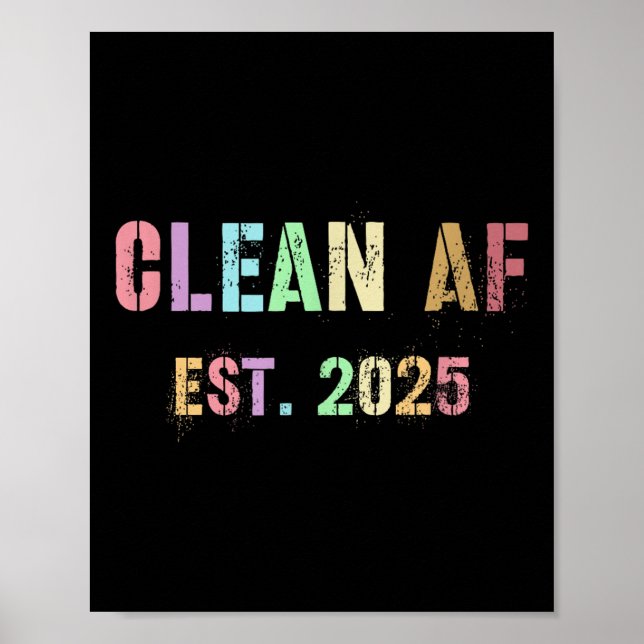 Poster Futuro Engraçado Limpo Af Est 2025 Griling Clean P (Frente)