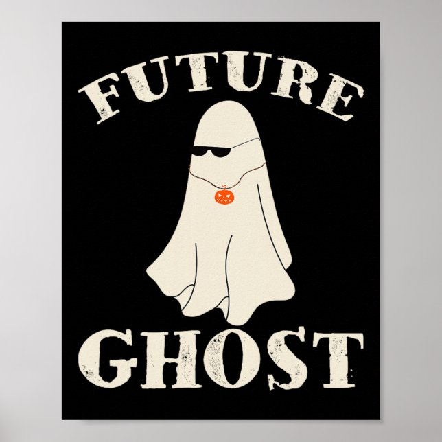 Poster Futuro Fantasma Engraçado Último Minuto Retrô Cos  (Frente)