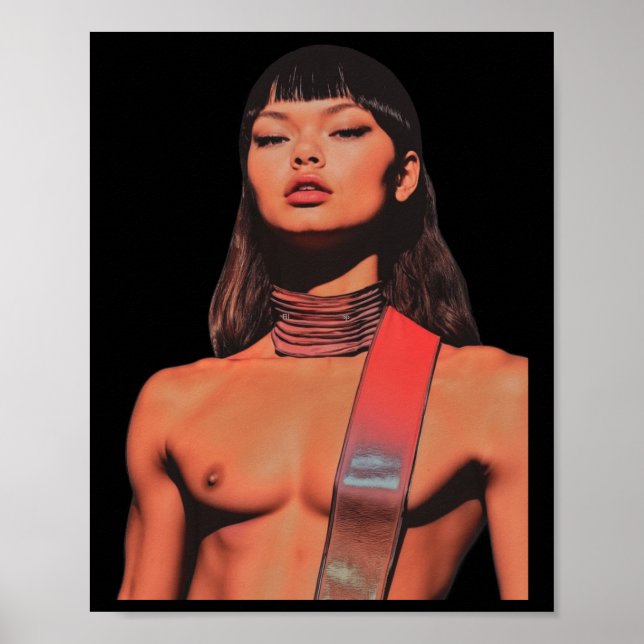 Poster Futuros Não Binários Potência E Fluido Não Vincula (Frente)