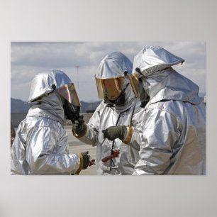 Pôster Fuzileiros navais do sapador-bombeiro do