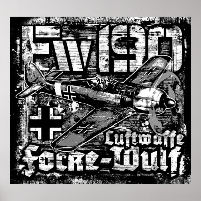 Poster Fw 190 (Frente)