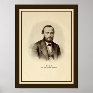 Pôster Fyodor Mikhailovich Dostoyevsky 12" x 16"