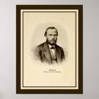 Pôster Fyodor Mikhailovich Dostoyevsky 12" x 16"