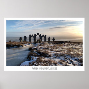 Poster Fyrish Monument, Alness, Escócia