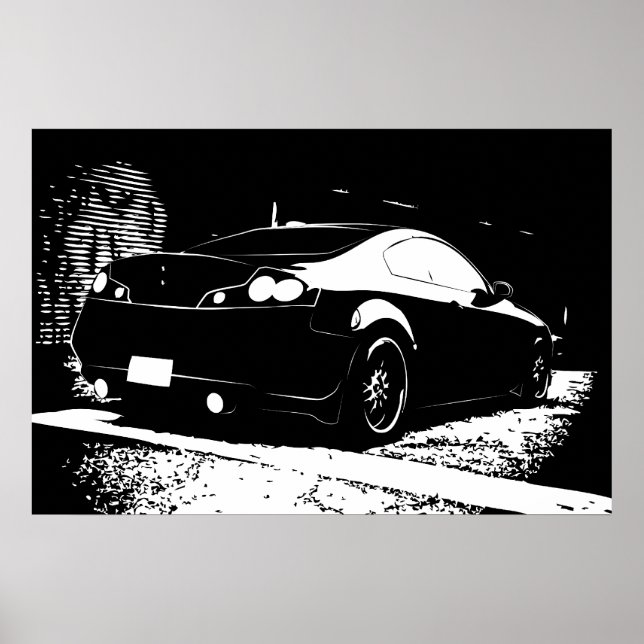 Pôster G35 Imagem da Estrutura de Estacionamento da Vista (Frente)