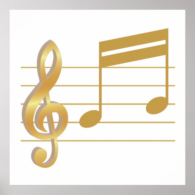 Pôster G-Clef (Frente)